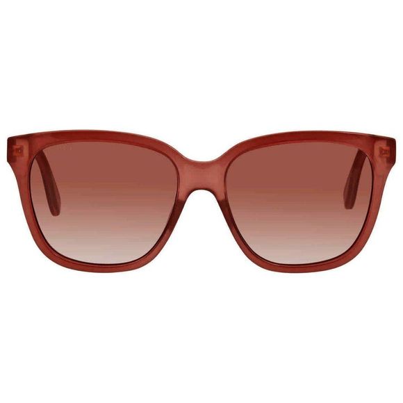 NEW Gucci Brown Gradient Square Women's Sunglasses - Picture 2 of 4